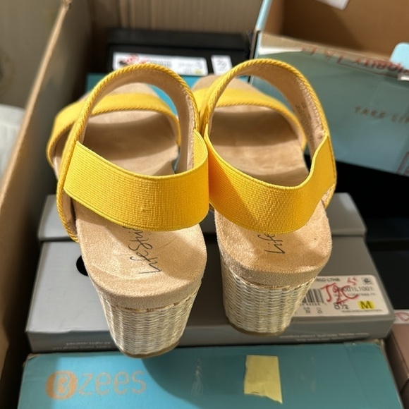 LifeStride Womens Delta Slingback Ankle Strap Wedge Sandals - Picture 7 of 7